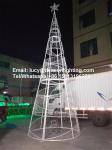 led spiral christmas tree