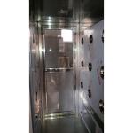 2 Person 2 Sides Stainless Steel Air Shower Cabin with Automatic Door and 3000W