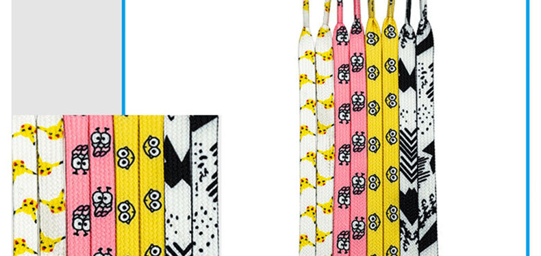 custom printed shoelace Power Item Piece Packaging Color Feature Hand charms flat shoelace Origin Type GUA Size Place