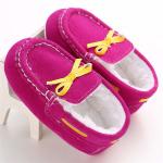 Wholesale fashion Faux suede Moccasins 0-2 years boy and girl prewalker baby