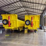 1310mm Wheel Base Heavy Duty 3 Axles Tipper Dump Truck Semi Trailer