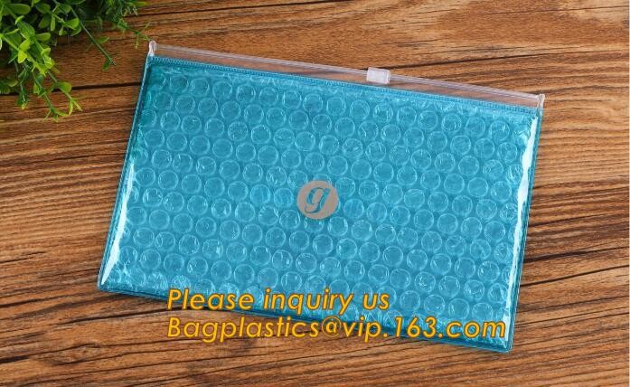 Cosmetic Pink Slider Padded Bag/Silver k Bag With Bubble,Padded Envelopes Cheap Aluminium Foil k Holographic