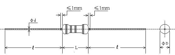 Fixed 1 Watt Metal Oxide Resistor 47ohm 5W High Resistance Carbon Film Resistor