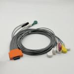 ECG Holter Cable For Cardioline Walk400h 5 7or10 Lead Snap Connector 16pin