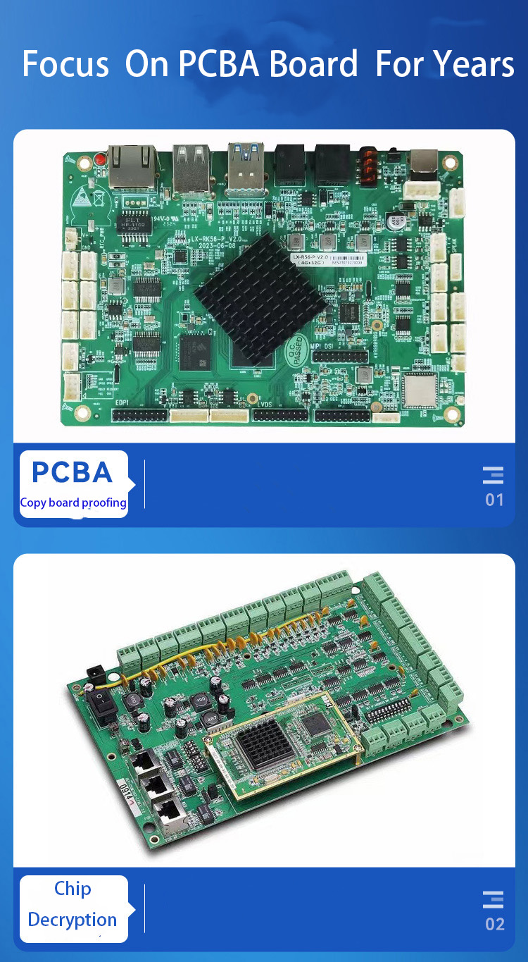 SMT factory Custom High Tg 94V0 OEM PCBA Assembly Manufacturer PCB PCBA