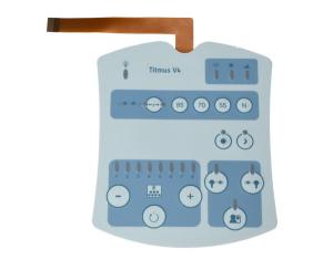 Quality Silk Screen Printing LED Membrane Switch 0.1-0.4mm Black wholesale