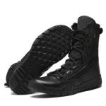 6 Inch Side Zip Tactical Boots Military Under Armour Waterproof Leather