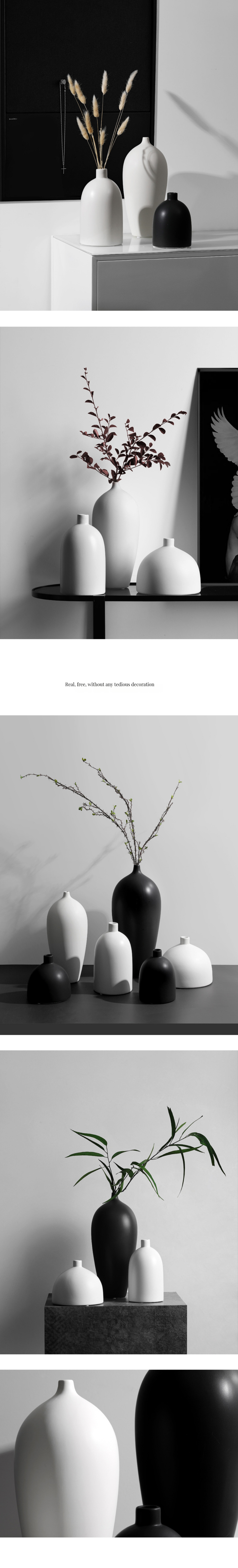 Hotel Decoration Customized Color Large Modern Vases in Traditional Style for Home