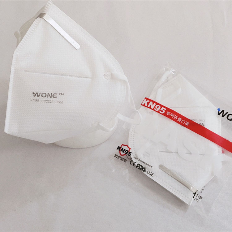 Earlock KN95 Face Mask , Medical Hospital Respirator Mask Anti Flu Isolation