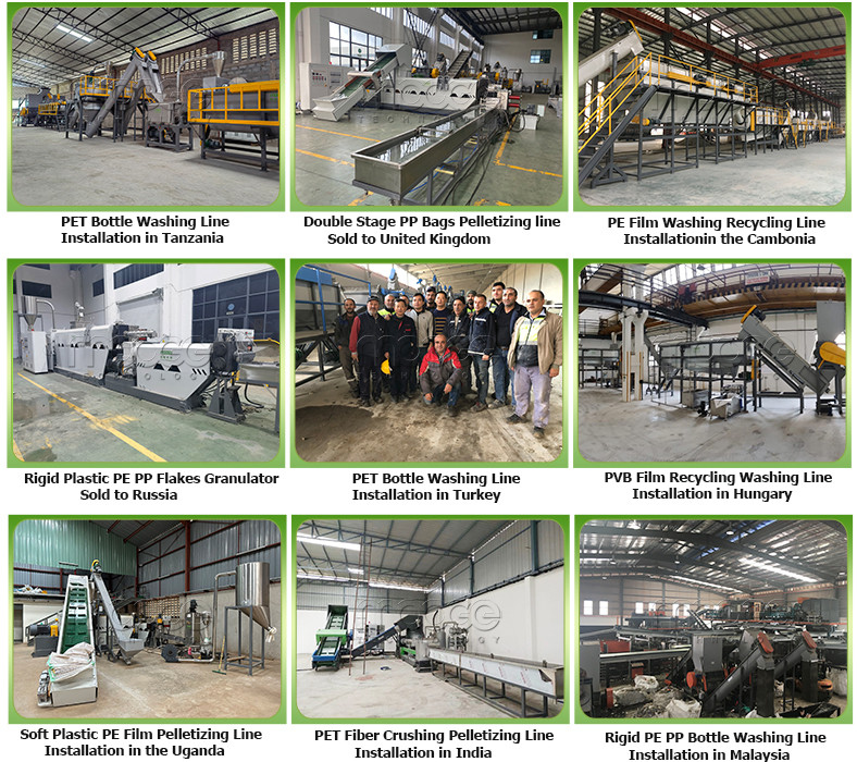 Rigid Pet Scrap Recycling Plastic Bottle Washing Plant