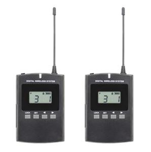 Two Way Wireless Headset Microphone System , Digital Audio Guide Device