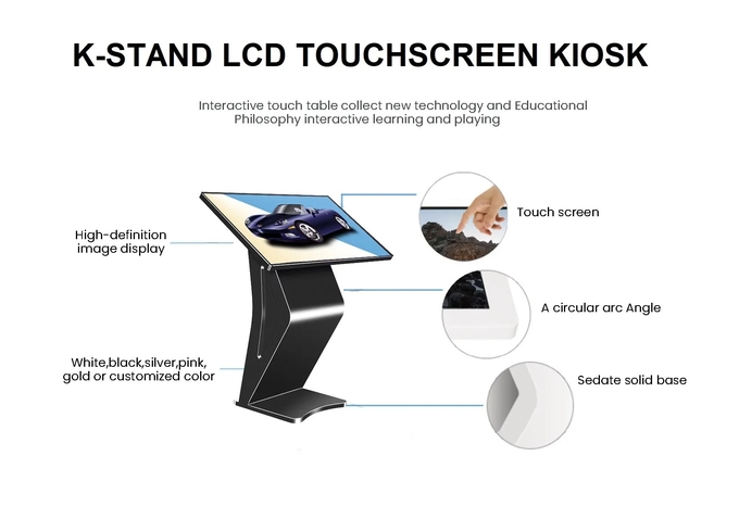 All In One Customer Service Kiosk Touch Screen Android Windows 21.5 32 43 55''