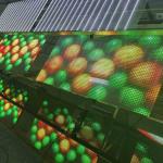 Flexible Transparent Led Film Advertising Led Display Adhesive Super Slim Led