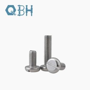 Quality DIN 85 Slotted Pan Head Machine Screws Stainless Steel 10.9 Grade wholesale