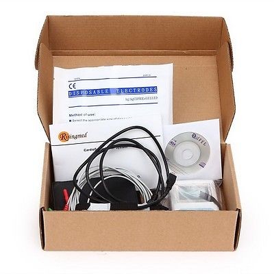 Dynamic ECG System 2AA Battery 3 Channel Holter ECG System with PC English Software