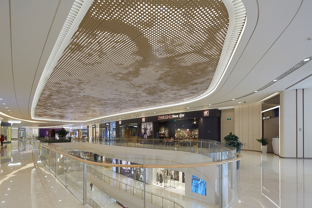 3mm 6mm Perforated Aluminum Panels For Art Ceiling High End Building