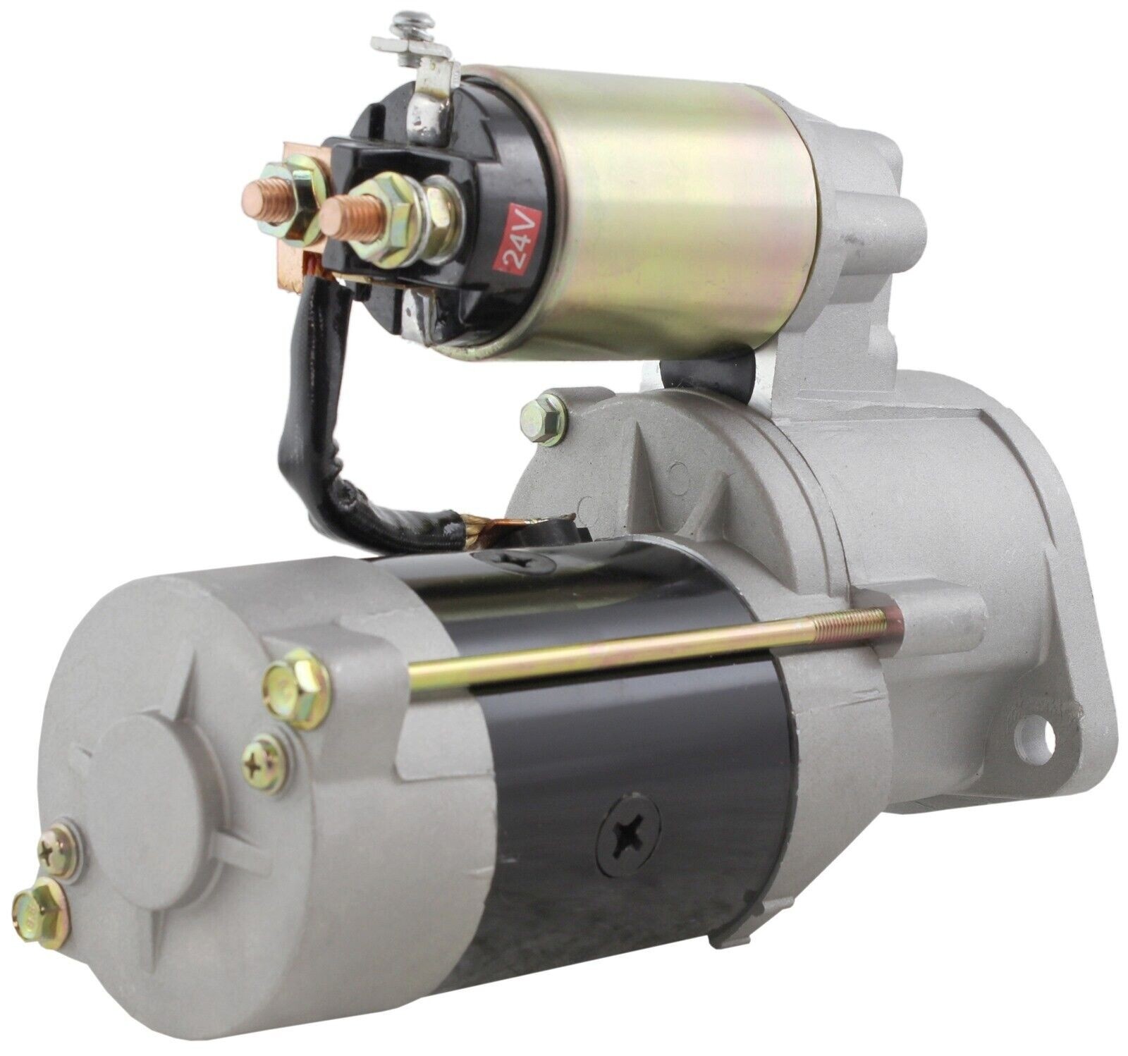 HD250 Engine S4E S4F Excavator Starter Motor 24V 2 Holes 11T 3.2KW 34466-10103 34466-15102 34466-20100 34466-20102