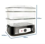 25L Electric Rice Cooker With Steamer Cooker Electric Food Steamers