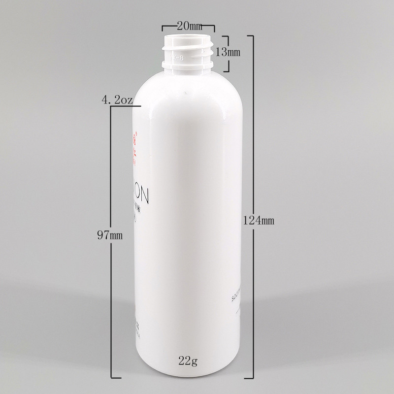 White Round 22g 4.02oz Cosmetic Lotion Bottle