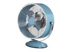 Vintage Electric 9" Metallic Retro Metal Fan 2 Speed 3 Aluminum Blades