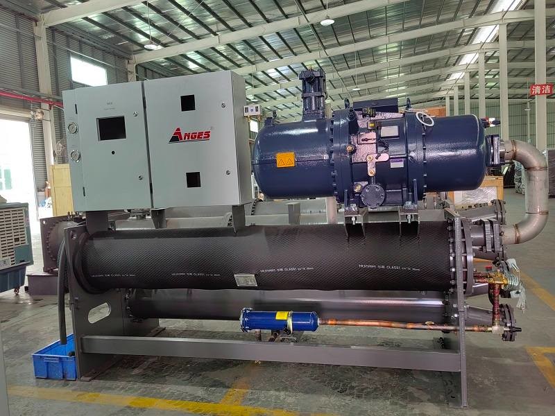 75hp Water-cooled Screw Type Chiller Use For Plastic Factory