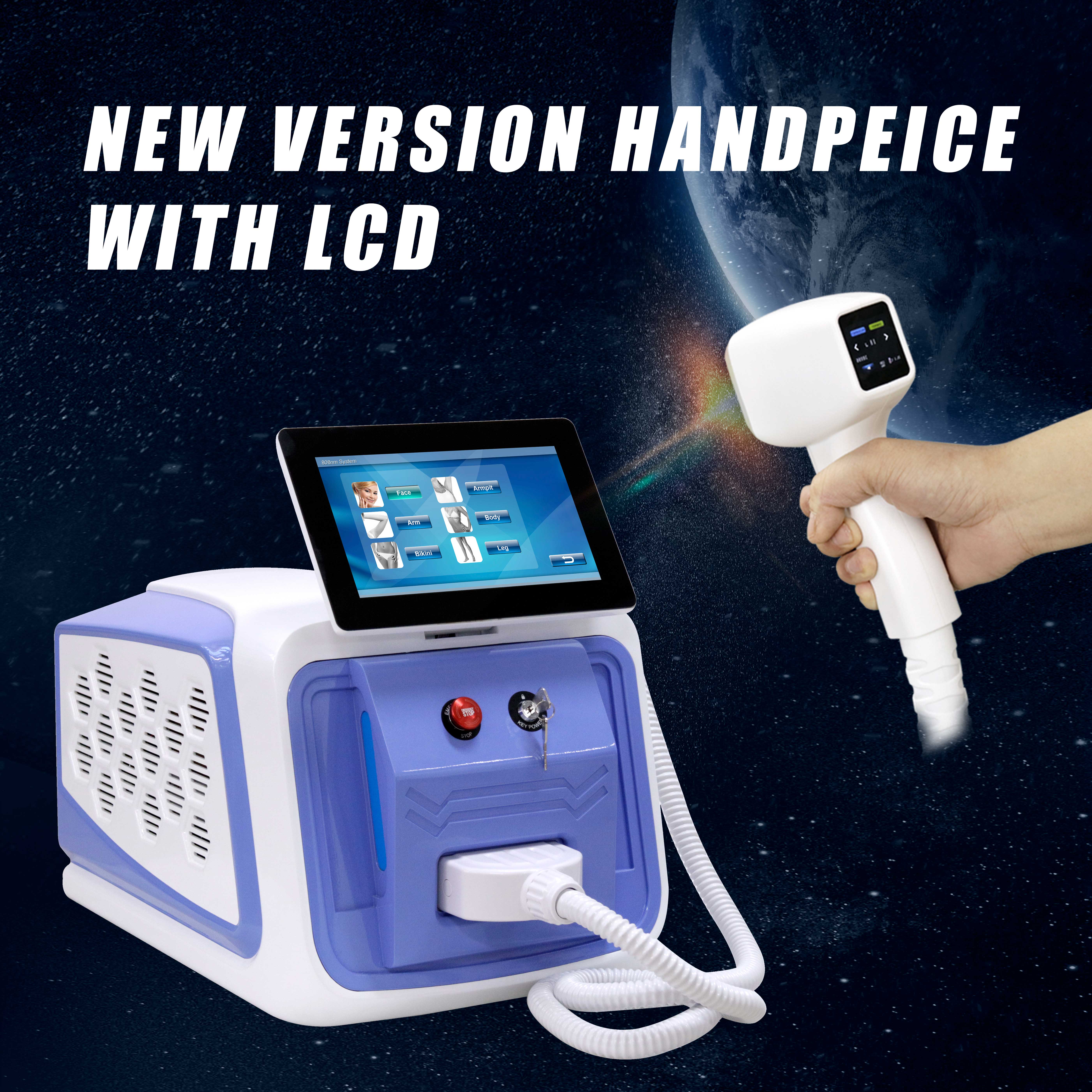 3 Wave Portable Diode Laser Machine , Mini Beauty Equipment For Home Use