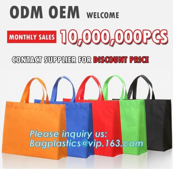 hot sealed non woven bag, cheap logo printed non woven shopping bag, Custom