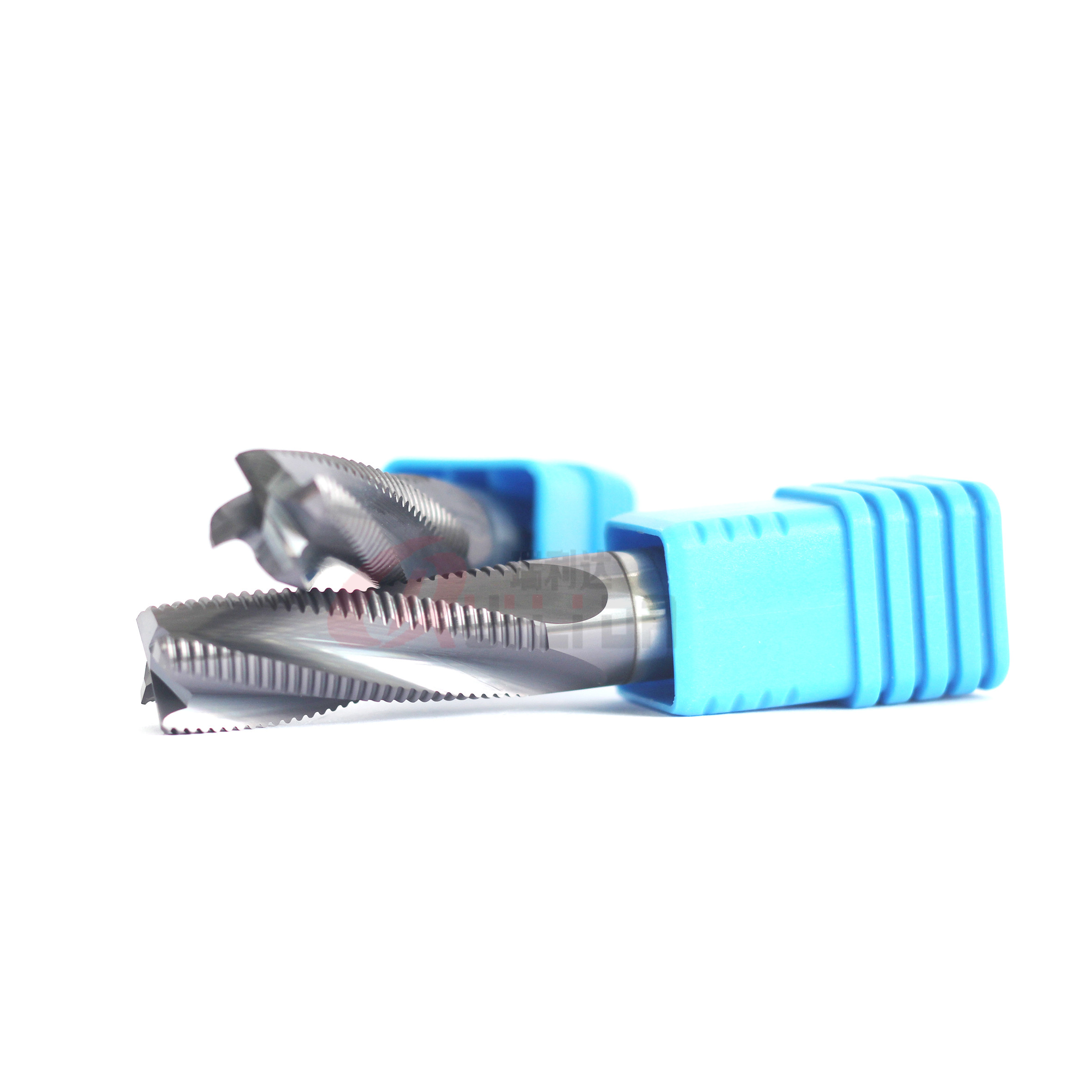 3/16" 13/32" 5/8" Roughing End Mill For Stainless Steel Fine Pitch HRC60 4 Flutes
