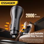 ESSAGER ES-CC17 Series 100W USB-C Car Charger USB Car Port