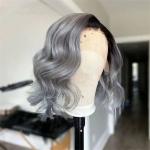 613 Customized Human Hair Wigs Bob For Natural Hairline