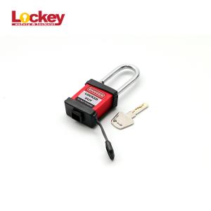 38mm Weatherproof Padlocks Keyed Alike With Black Dustproof Cover Customize Color