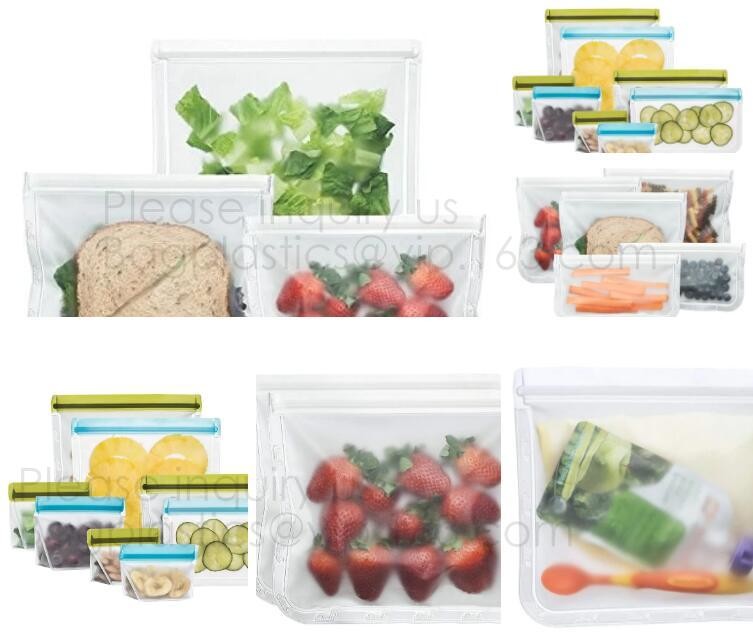 fresh food vegetable fruit roll packaging plastic flat pouch bag,zipper Seal pack Embossing Vacuum Bag for Fresh Food