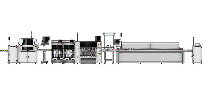 3D SPI IN-LINE MS-15 3D SPI Series smt solder paste inspection machine SPI