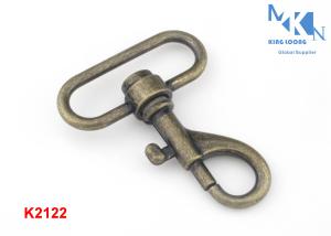 Quality Dog Hook Purse Making Hardware , Handbag Accessories Hardware Anti - Brass Color wholesale