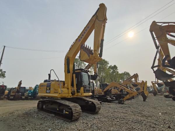 Powerful Used Komatsu PC160 Digger Machine Max Digging Height of 8980mm, 0.65m3