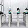 Buy cheap 304 Stainless Steel Flap Turnstile Gate Infrared Sensor RFID Reader Supermarket from wholesalers