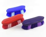Plastic 18cm or 20*6cm Horse grooming brush products brush wire in three colors