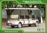 EXCAR white 14 Seater 72V electric sightseeing bus electric car china tour bus