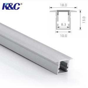 Quality Flat 18*10mm Recessed Aluminum LED Profile Mounted Indstallation wholesale