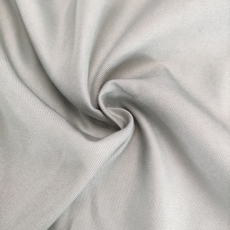 70% Rayon 30% Terylene RT Fabric Green Woven Fabric for Dress and Workwear Waterproof