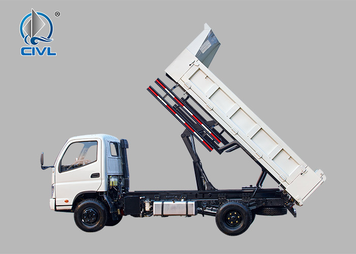 Light Dump Truck new Foton Forland 3-4tons Rhd 4x2 Dumper white colour tipper truck