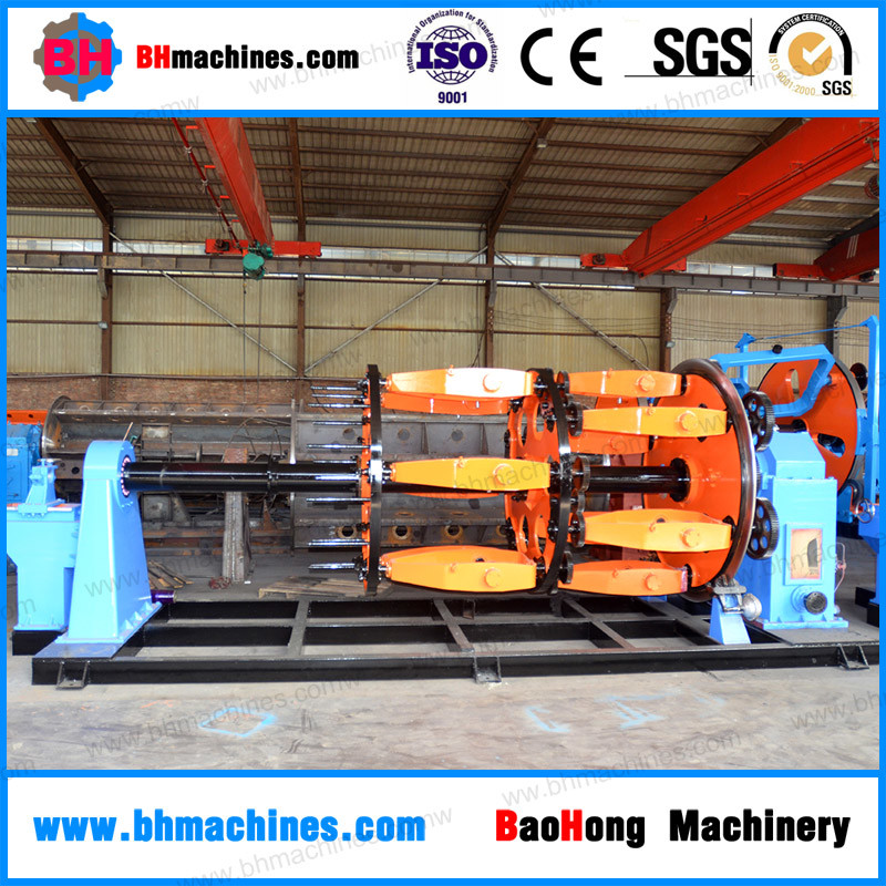 Cable Conductor Machinery automatic cradle type stranding machine with Planetary Gear Back-twist Device
