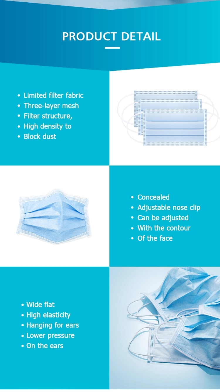 Virus Protection Non Woven Face Mask Non Combustible For Kids Home Care