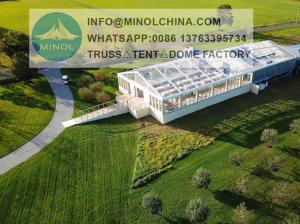 Quality 20m Semi Permanent Aluminum Marquee Outdoor Tents For Restaurants wholesale