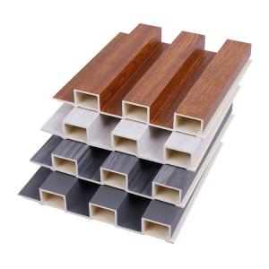 Quality Customized Co Extruded WPC Wood Panel Wall Board Fire Resistant wholesale