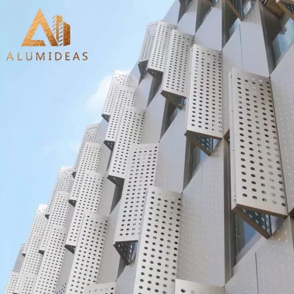 Aluminum sun shade panel