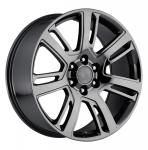 4738 Cadillac Escalade Replica Wheels 24x10 Truck Wheels Fits Gunmetal Mach'D