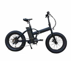 Quality Bafang Motor Electric Folding Bike With Fat Tires , Max Speed 35-40km/H wholesale