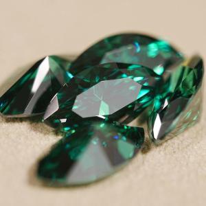 Quality Primary Green VVS1 Loose Moissanite Stone Marquise Brilliant Cut 1 Ct wholesale