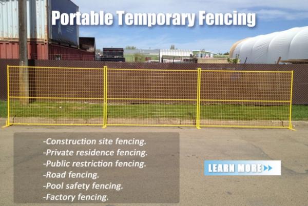 Heat Treated Canada Used Construction Site Temporary Galvanized Steel Fence Low